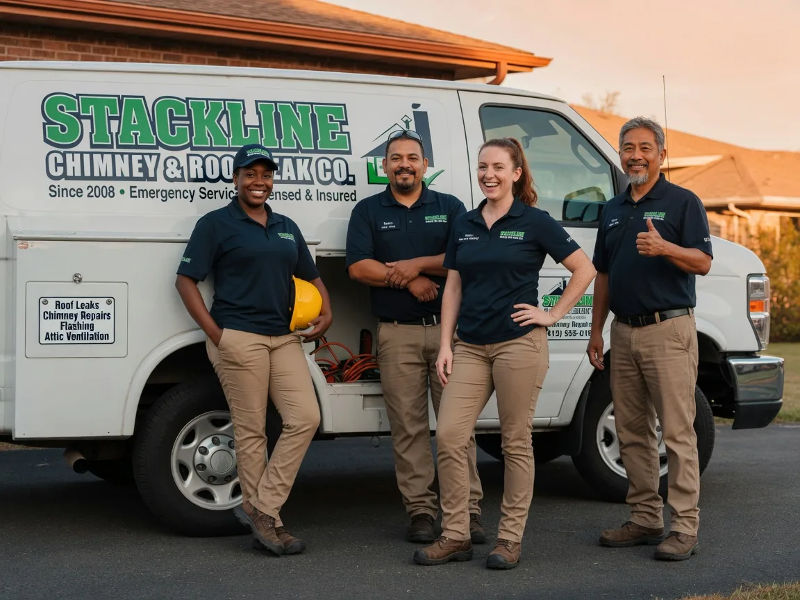 Chimney flashing repair company in Needville, TX